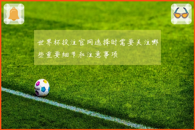 世界杯投注官网选择时需要关注哪些重要细节和注意事项
