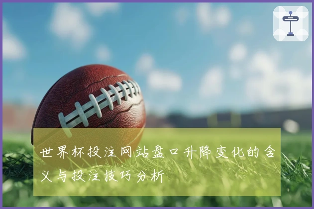 世界杯投注网站盘口升降变化的含义与投注技巧分析